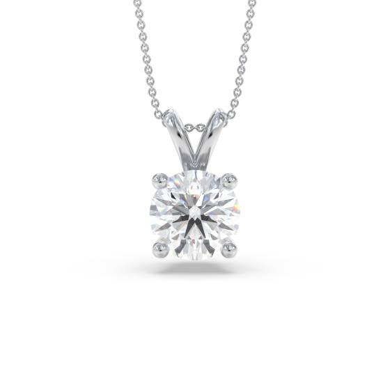 0.10ct Traditional Round Diamond Pendant