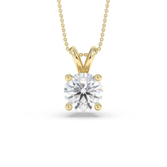 0.10ct Traditional Round Diamond Pendant