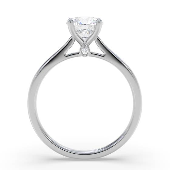 Elegant Round Diamond Engagement Ring