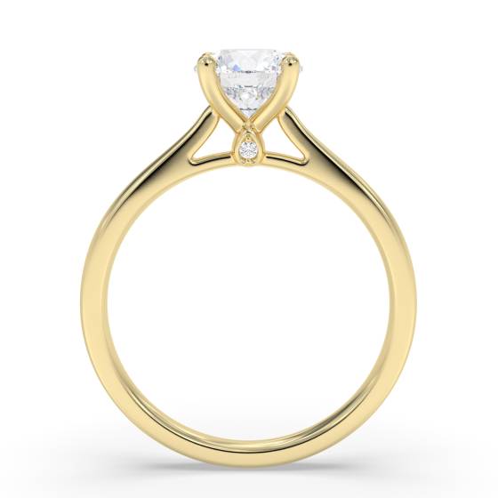 Elegant Round Diamond Engagement Ring