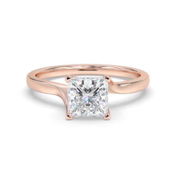 Princess Diamond Engagement Ring