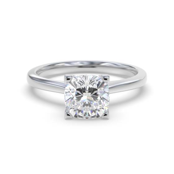 Cushion Diamond Engagement Ring