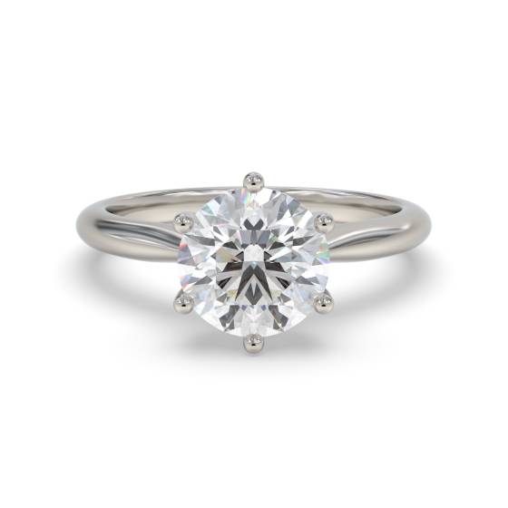 Round Diamond Engagement Ring
