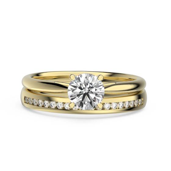 Round Diamond Solitaire Bridal Set