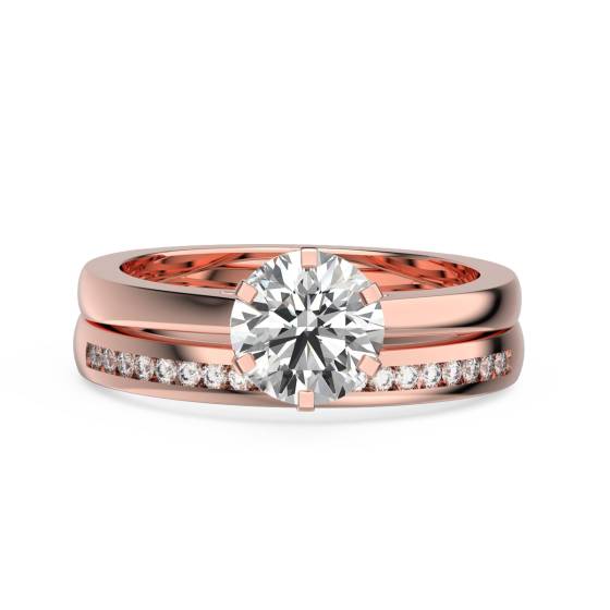 Round Diamond Solitaire Bridal Set