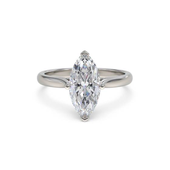 Classic Marquise Diamond Engagement Ring