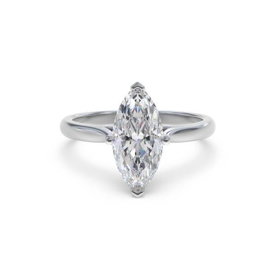 Classic Marquise Diamond Engagement Ring