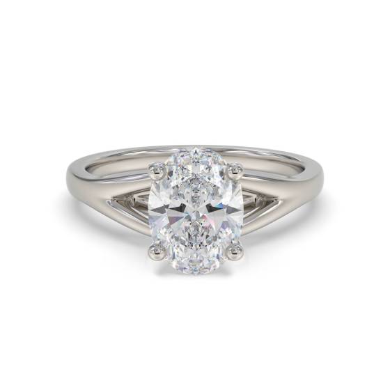 Oval Diamond Engagement Ring