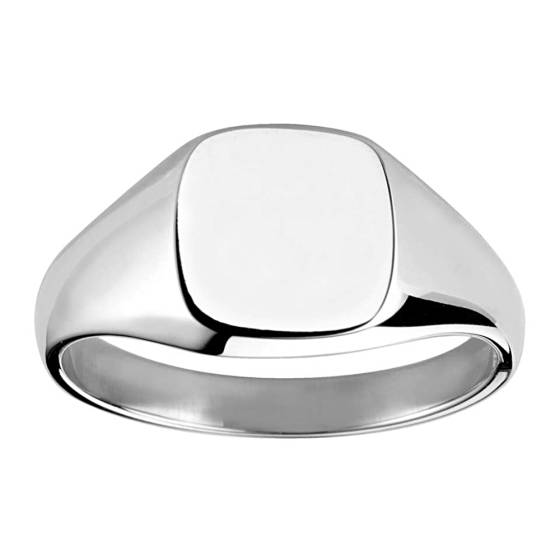 Cushion Signet Ring