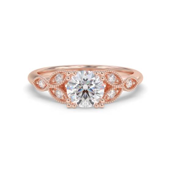 Designer Vintage Round Diamond Ring