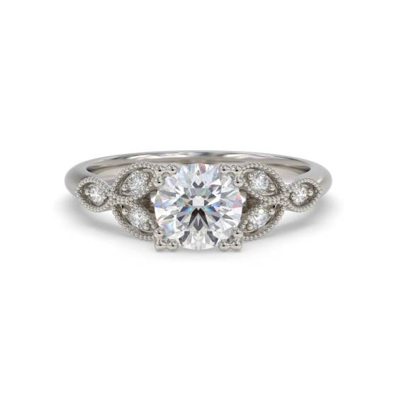 Designer Vintage Round Diamond Ring
