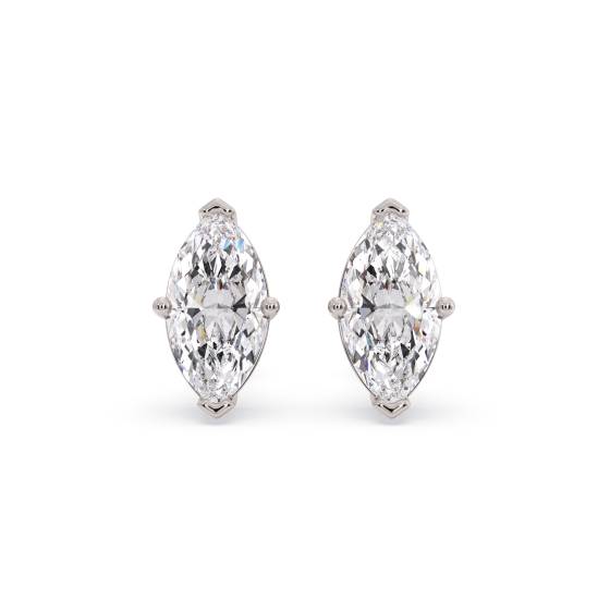 Classic Marquise Diamond Stud Earrings