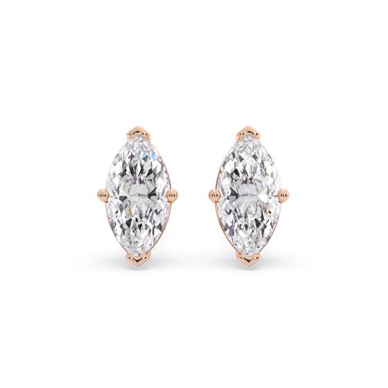 Classic Marquise Diamond Stud Earrings