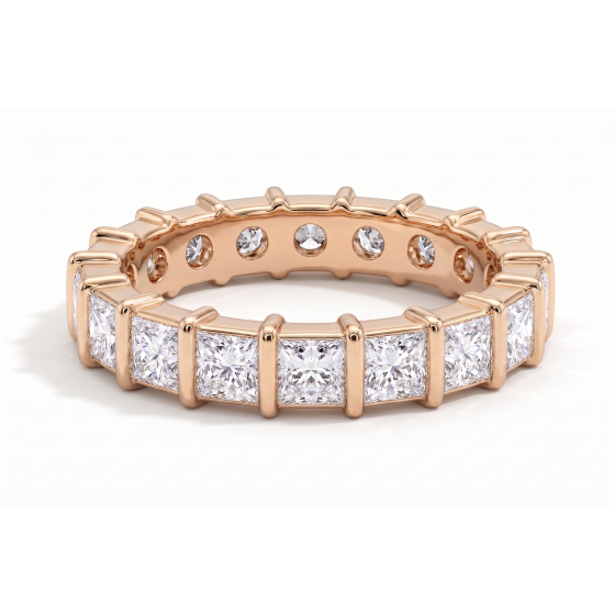 Modern Princess Diamond Full Eternity Ring
