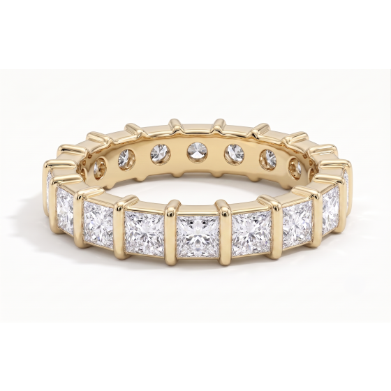 Modern Princess Diamond Full Eternity Ring