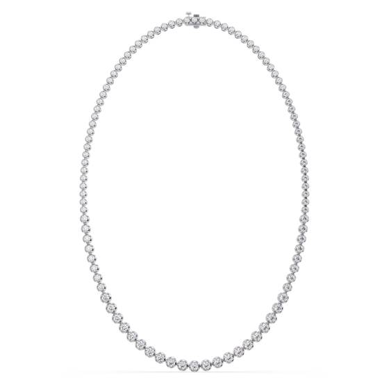 8.00ct Round Diamond Tennis Necklace