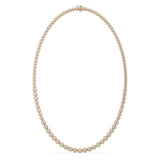 8.00ct Round Diamond Tennis Necklace