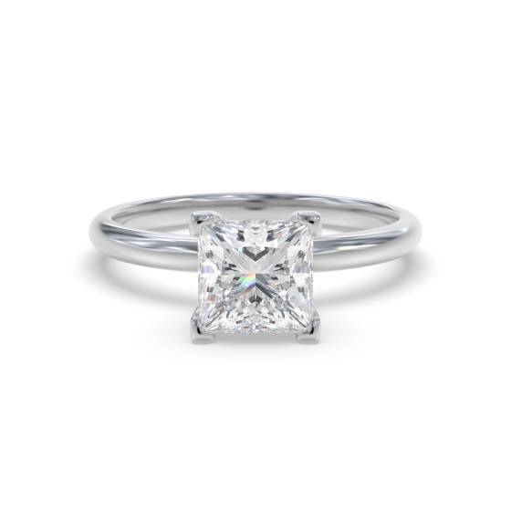 Princess Diamond Engagement Ring