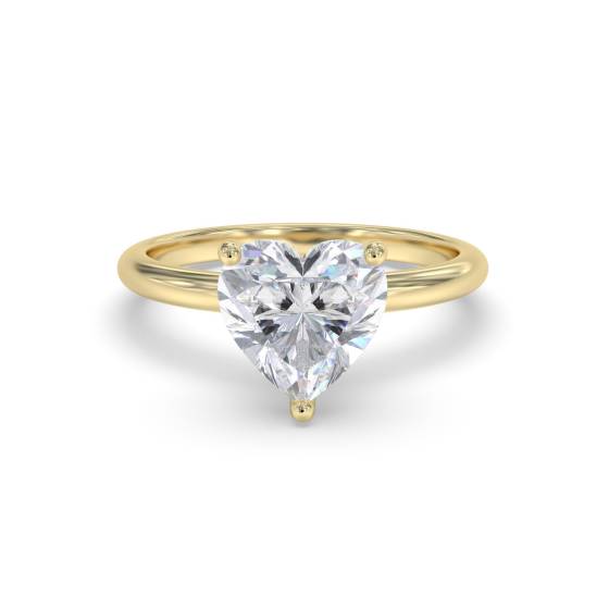 Heart Diamond Engagement Ring