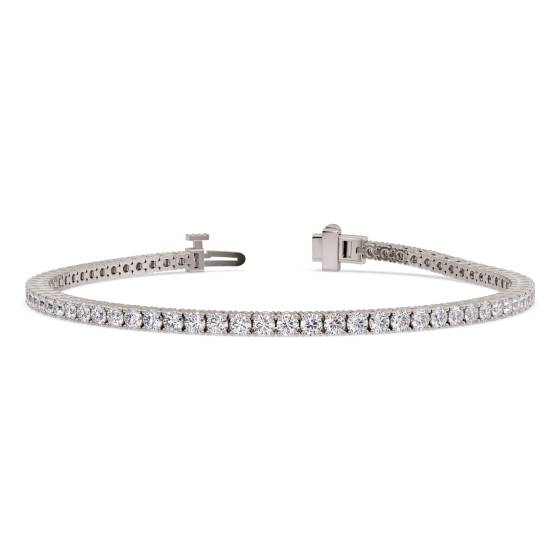Round Diamond Lab Grown Bracelet