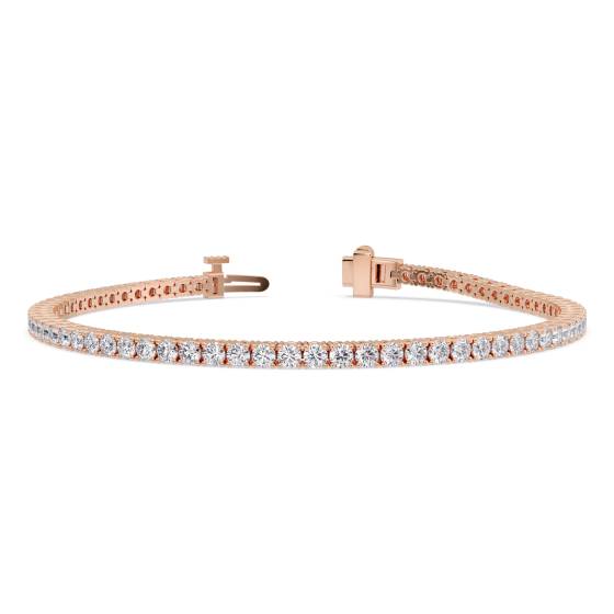 Round Diamond Lab Grown Bracelet
