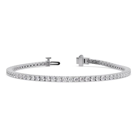 Round Diamond Lab Grown Bracelet
