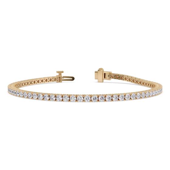 Round Diamond Lab Grown Bracelet