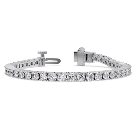 Round Diamond Lab Grown Bracelet