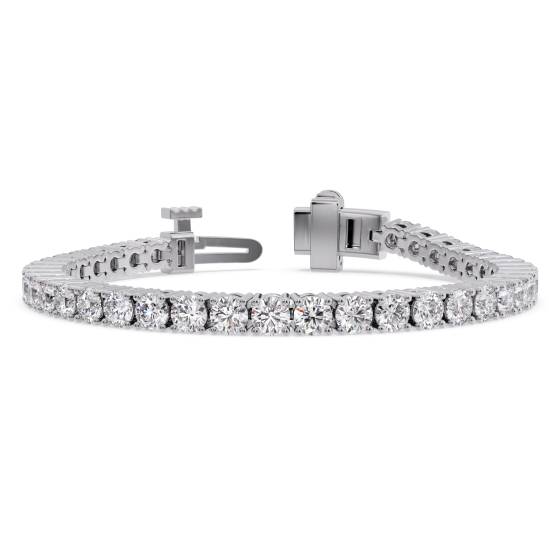 Round Diamond Lab Grown Bracelet