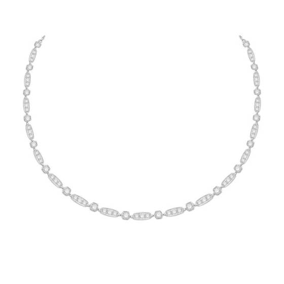 5.00ct VS/E-F Round Cut Labgrown Necklace