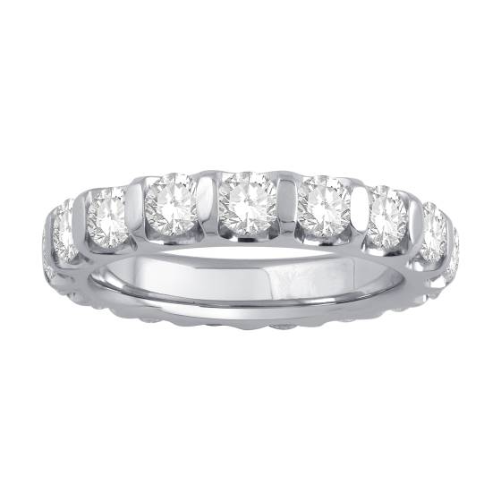 2.50ct Elegant Round Diamond Eternity Ring