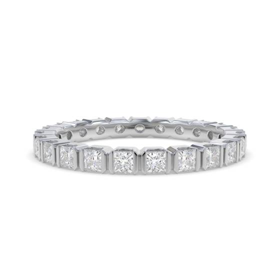 1.00ct Elegant Princess Diamond Full Eternity Ring