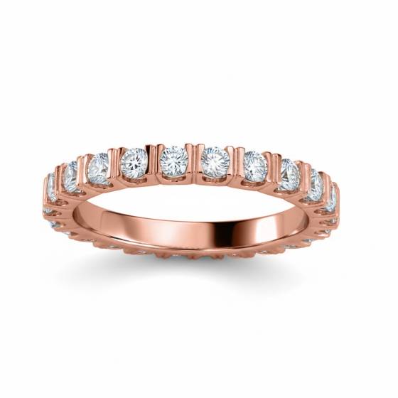 1.00ct Elegant Princess Diamond Full Eternity Ring