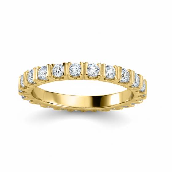 1.00ct Elegant Princess Diamond Full Eternity Ring