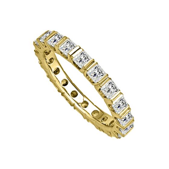 2.00ct Elegant Princess Diamond Full Eternity Ring
