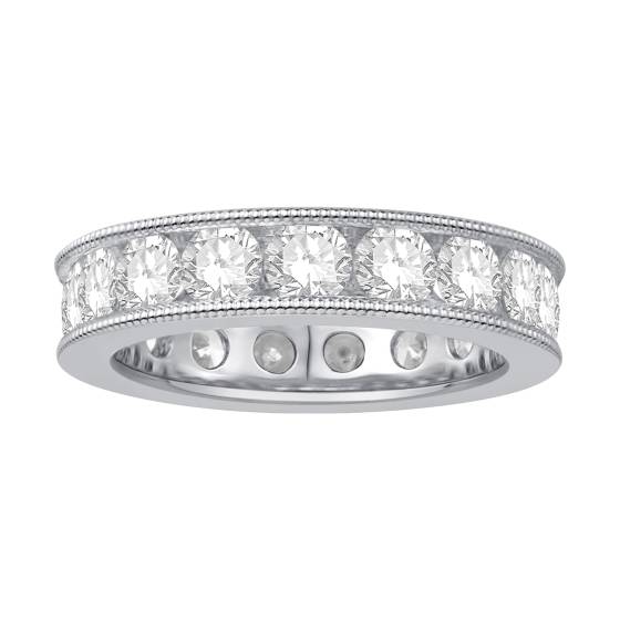 3.40ct Round Diamond Eternity Ring