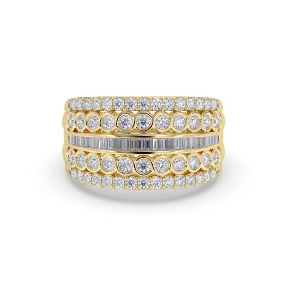 Designer Cluster Dress Ring