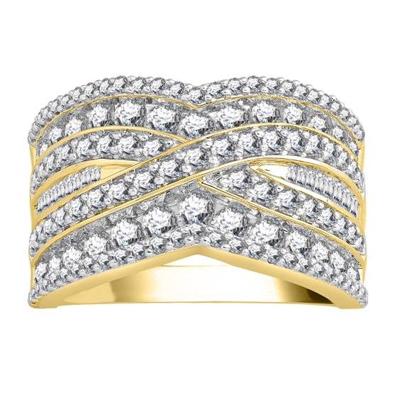 13mm Designer Cocktail Dress Ring