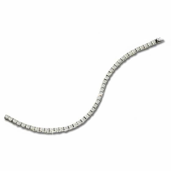 Modern Princess Diamond Tennis Bracelet