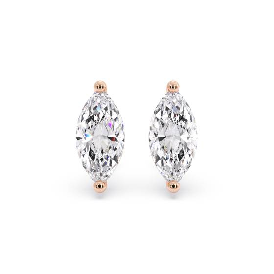 Classic Marquise Diamond Stud Earrings