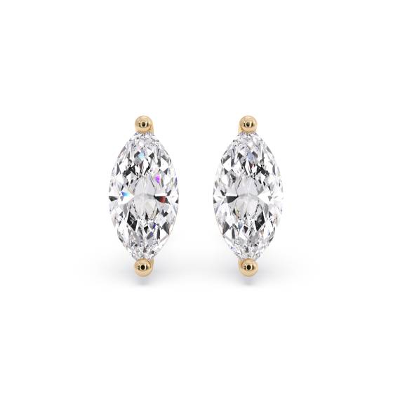 Classic Marquise Diamond Stud Earrings