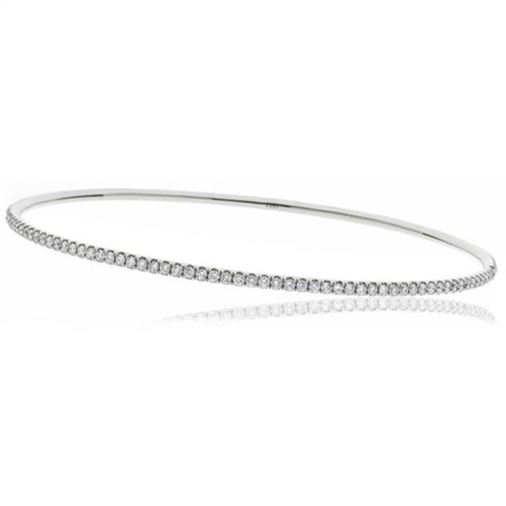 1.60ct Elegant Round Diamond Set Bangle