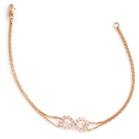 0.50ct Classic Round Diamond Chain Bracelet