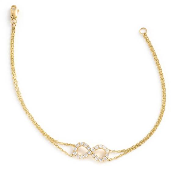 0.50ct Classic Round Diamond Chain Bracelet