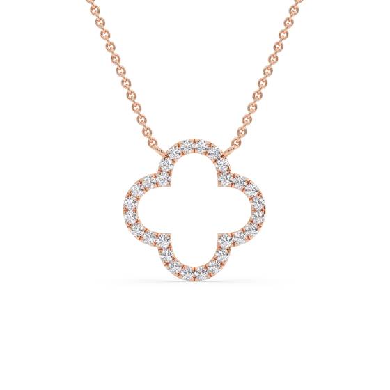 Round Diamond Designer Necklace