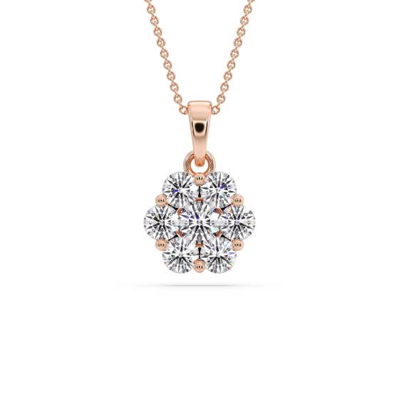 0.25ct Classic Round Diamond Designer Pendant