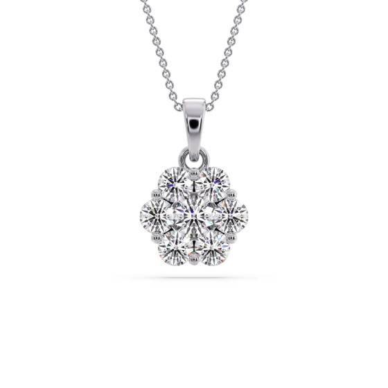 0.25ct Classic Round Diamond Designer Pendant