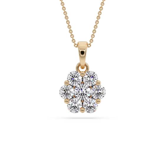 0.25ct Classic Round Diamond Designer Pendant