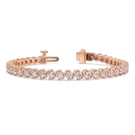 Classic Round Diamond Designer Bracelet
