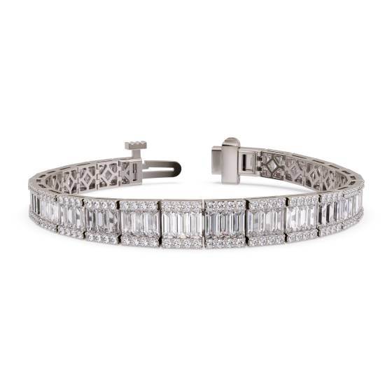 10.00ct Classic Single Row Diamond Tennis Bracelet